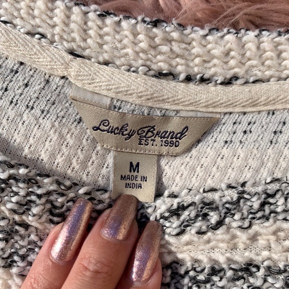 Lucky Brand • 3/4 sleeve cotton sweater. Size M - Picture 3 of 7